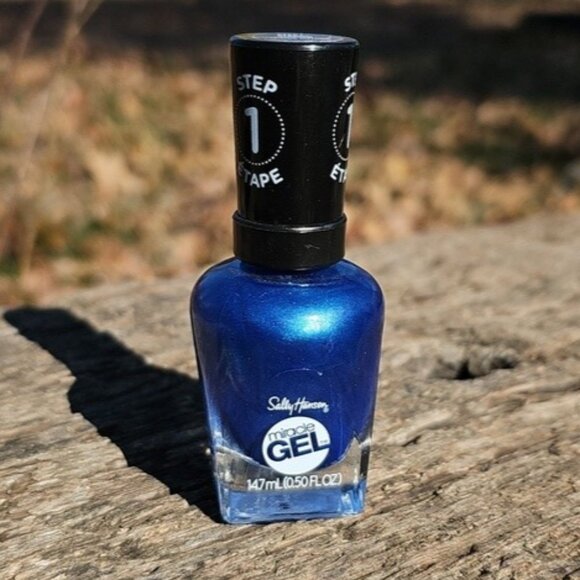 Sally Hansen Miracle Gel Nail Color, Blues Cruise, 0.5 fl oz New - Picture 1 of 10